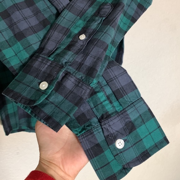 Arizona Emerald Plaid Button Down - Picture 5 of 6